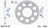 Corona AFAM 93314-51 in all. passo 520 T.M. MX 125 2003  -2009